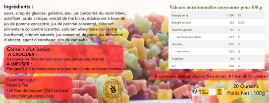 Croc’ ou Plouf ! Oursons Cerise - Banane.